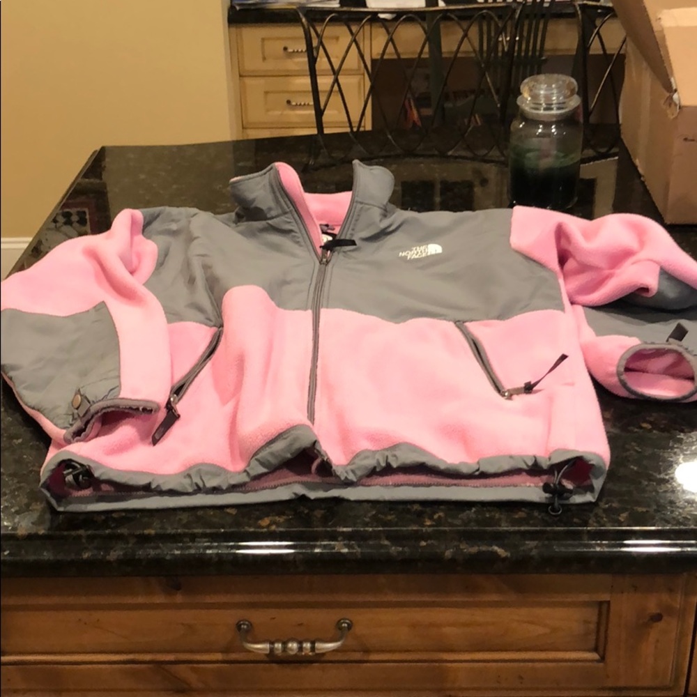 North Face Pink Fleece Jacket